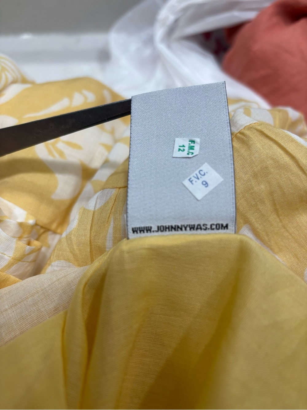 JOHNNY WAS LILY RAE TIERED MAXI DRESS COLOR: Sorrento Sunshine Yellow - Picture 9 of 13
